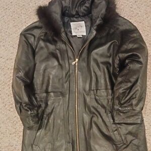 M.J.carrol leather jacket